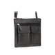 Шкіряна сумка через плече Visconti 18608 Slim Bag (Black) - зображення 2