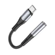 Переходник HOCO Type-C Digital 3.5 LS33 12 см DAC 5г grey - изображение 1