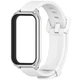Ремешок силиконовый Mi Jobs Simple Premium Comfort с металлической капсулой для фитнес браслета Mi Smart Band 8 Active/ Redmi Smart Band 2 белый (mrk3481) - изображение 1