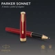 Ручка-ролер Parker SONNET Intense Red GT RB 86 225 - зображення 4