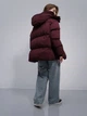 Пуховик зимний короткий женский Mades 2412 M Красный (ROZ6501103624) - изображение 2