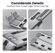 Регульована Підставка для Ноутбука Clefers W35 Aluminium alloy 16,5" (5024411) - зображення 5
