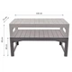 Стіл для саду пластиковий keter lyon rattan table бежевий до 75 кг Allibert, 8711245143453 - зображення 3