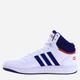 Підліткові кеди для хлопчика adidas hoops 3.0 Mid K GZ9647 36.5 Білий/Синій (4066746069042) - зображення 3