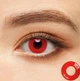 Линзы цветные без диоптрий красные Pure Red + контейнер для хранения - изображение 3