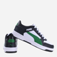 Підліткові кеди для хлопчика Puma Rebound JOY Lo Jr 381984-13 35.5 Білі/Зелені (4065452844530) - зображення 3