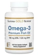 Жирні кислоти California Gold Nutrition Омега-3, риб'ячий жир, 100 желатинових капсул - зображення 1