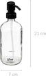 Dozownik na mydło 5five Simply Smart transparentny 450 ml (3560231641368) - obraz 4