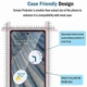 Защитное стекло PHENVEL 2.5D для Google Pixel 9a (Полностью прозрачное стекло) - изображение 6
