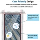 Защитное стекло PHENVEL 2.5D для Google Pixel 6 (Полностью прозрачное стекло) - изображение 6