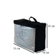 Сумка ORGANIZE з пвх для ковдр і подушок S - 55x45x18 см (чорний) - зображення 6