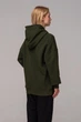 Худи оверсайз женское Plus Size Khaki Хаки 6XL - изображение 4