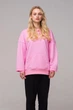 Худи оверсайз женское Plus Size Pink Розовый 6XL - изображение 2