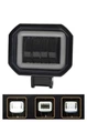 Светодиодная противотуманная балка дополнительная фара Led с ДХО 4 линзы 40W 6000K (05331) - изображение 2