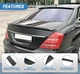 Спойлер Mercedes W221 чорний глянсовий ABS-пластик - зображення 5