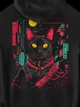 Мужское худи Dubhumans Cyber Cat Черное XL-2XL (CC-H-B-XL2XL) - изображение 4