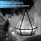 Гірлянда світлодіодна кінський хвіст GarlandoPro 200LED Роса 2м 10 ліній Білий 1733011W - зображення 4