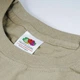 Футболка хлопковая длинная мужская Fruit of the loom Valueweight 0610360-3M L Песочная - изображение 3