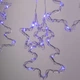 Гірлянда штора світлодіодна GarlandoPro зірка та ялинка 120LED 3х0,9 м 8 режимів Синій 1733070BL - зображення 2