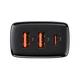 Зарядное устройство Baseus Compact Quick Charger 2xUSB+Type-C 30W 3A EU Black (CCXJ-E01) - изображение 3