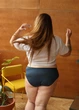 Менструальные трусики MammyKo. Tencel TM + шерсть мериноса + мембрана. Низкая посадка. Синие. Размер 3XL. 3 капли. Белье для менструации и недержания, для месячных. - изображение 11
