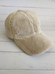 М'яка хутряна бейсболка кепка Honey Fashion Accessories 56-59р бежевий (13-291) - зображення 3