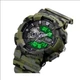 Часы наручные SKMEI 1688 Green-Black Military зеленый камуфляж электронные водостойкие - изображение 3