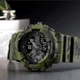 Часы наручные SKMEI 1688 Green-Black Military зеленый камуфляж электронные водостойкие - изображение 4