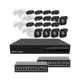 Комплект видеонаблюдения на 16 камер GreenVision GV-IP-K-W88/16 5MP - изображение 1