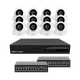 Комплект відеоспостереження на 12 камер GreenVision GV-IP-K-W84/12 5MP - зображення 1