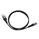 Кабель USB-microUSB "Hoco COOL DATA CABLE" X38 1м 2.4А Чёрно-серый (1010242-Black) - изображение 1