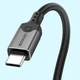 Кабель Type-C – Type-C USB 5.0 PD 240W 16K/60Hz 80Гбіт/с Thunderbolt 5 1 м Чорний - зображення 8