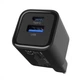 Мережевий Зарядний Пристрій Proove Silicone Power Plus 20W (Type-C + USB. QC 3.0 + PD 3.0) Black - зображення 5