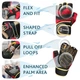 Спортивные перчатки Tavialo Black-Red-Yellow M мужские (189203007) - изображение 2