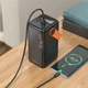 Павербанк 60000mAh с быстрой зарядкой 22.5W и фонарем BOROFONE BJ66B |2USB/1Type-C| Черный - изображение 9