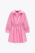 Сукня жіноча міні Zara Short Pink Poplin Dress S Рожевий (3211\164\636) - изображение 5