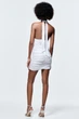 Сукня жіноча Zara Crossed Draped Dress S Білий (7385\246\250) - зображення 2
