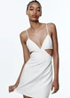 Сукня жіноча Zara Cut Out White Mini Dress S Білий (4688\203\250) - зображення 1