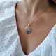 Серебряная круглая подвеска подвес кулон Дерево Жизни без камней серебро 925 пробы Родированное 31103ч 3.10г - изображение 4