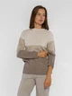 Светр жіночий бежевий Arber Crew-neck WAmb WTR-181 XL бежевий (W10.12.17.441) - зображення 4