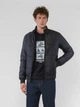 Куртка чоловіча чорна Arber Varsity Jacket H19 48 зріст 5 чорний (M08.08.02.431) - изображение 1