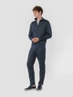 Кофта на блискавці чоловіча синя Arber Jersey Bomber ASKR-38-3 L зріст 4 синій (M17.24.15.431) - зображення 2