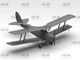 Сборная модель ICM D.H. 82A Tiger Moth, Британский учебный самолет 32035 - изображение 8