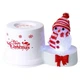 Ночник проектор снеговик на подставке 3Вт светодиодный от USB 185x115x95мм White/Red - изображение 1