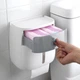Держатель для туалетной бумаги клеящийся BP-16 WHITE/GRAY - изображение 3