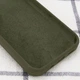 Чохол Silicone Case Full Protective (AA) NO LOGO для Apple iPhone SE (2020) Зелений / Dark Olive - зображення 2
