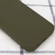 Чохол Silicone Case Full Protective (AA) NO LOGO для Apple iPhone SE (2020) Зелений / Dark Olive - зображення 3