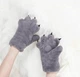 Рукавиці теплі хутряні "Котячі Лапки" Сірий, Унісекс WUKE One size - зображення 6
