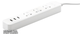 Подовжувач Xiaomi Mi Power Strip 3 USB XMCXB01QM White (NRB4027CN) - зображення 2