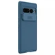 Карбонова накладка Nillkin Camshield (шторка на камеру) на Google Pixel 7 Pro Синий / Blue - зображення 5